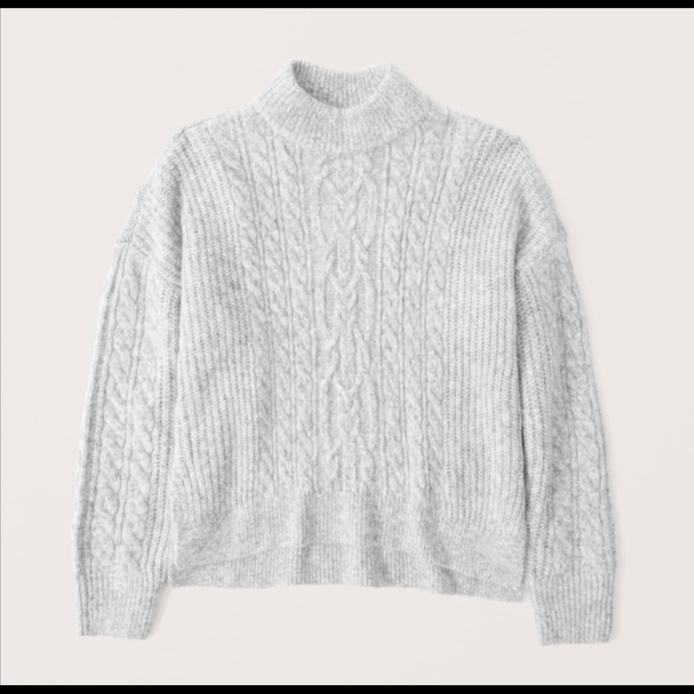 Abercrombie Mock Neck Sweater NWT